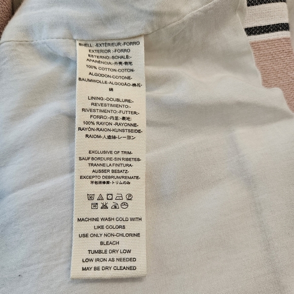 Free People Blazer with Pink and Black Stripes - Picture 9 of 10